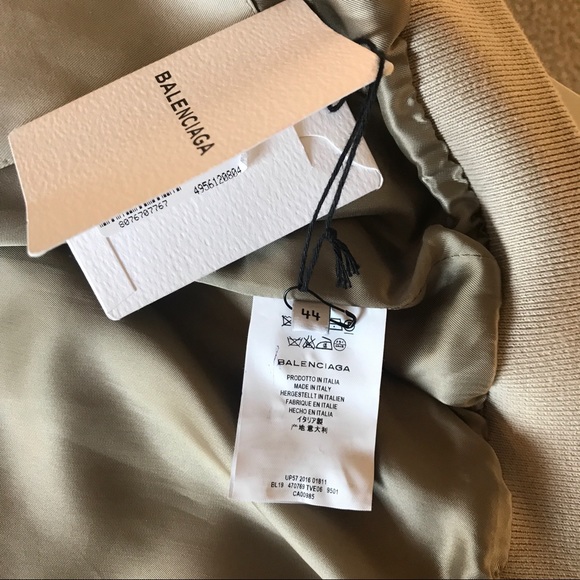 NWT Balenciaga Bomber Jacket FR 44 - Picture 3 of 5